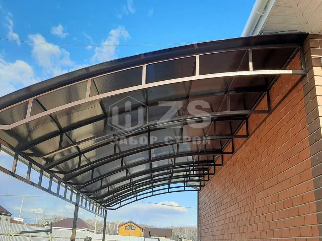 Навес для дома пример 1 Навес для дома пример 1