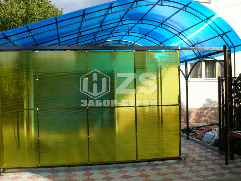 Забор из поликарбоната 10 метров Забор из поликарбоната 10 метров
